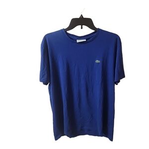 Blue lacoste t shirt men xxl
